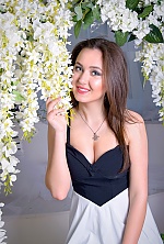 Ukrainian mail order bride Alena from Kharkov with brunette hair and blue eye color - image 4