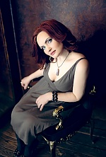 Ukrainian mail order bride Anna from Kiev with red hair and green eye color - image 8
