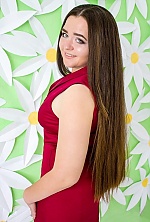 Ukrainian mail order bride Tatiana from Balovnoe with brunette hair and green eye color - image 3