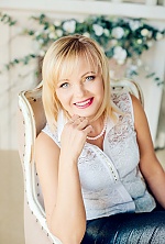 Ukrainian mail order bride Svetlana from Poltava with blonde hair and blue eye color - image 4