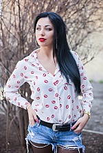 Ukrainian mail order bride Alina from Donetsk with black hair and green eye color - image 7
