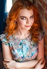 Ukrainian mail order bride Dariia from Kharkov with red hair and green eye color - image 4