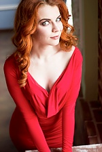 Ukrainian mail order bride Dariia from Kharkov with red hair and green eye color - image 9
