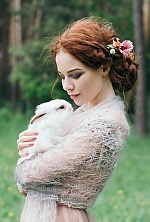 Ukrainian mail order bride Anastasia from Kharkov with red hair and blue eye color - image 7