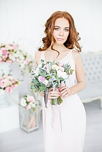 Ukrainian mail order bride Anastasia from Kharkov with red hair and blue eye color - image 3