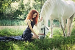 Ukrainian mail order bride Anastasia from Kharkov with red hair and blue eye color - image 10