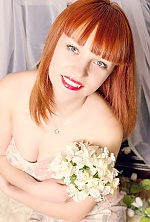 Ukrainian mail order bride Marina from Lugansk with red hair and green eye color - image 8