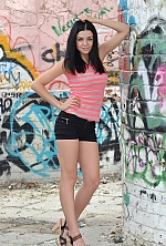Ukrainian mail order bride Anna from Lugansk with black hair and green eye color - image 4