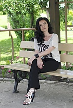 Ukrainian mail order bride Tatiana from Donetsk with black hair and blue eye color - image 12