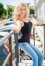 Ukrainian mail order bride Anastasia from Chernovtsy with blonde hair and green eye color - image 8