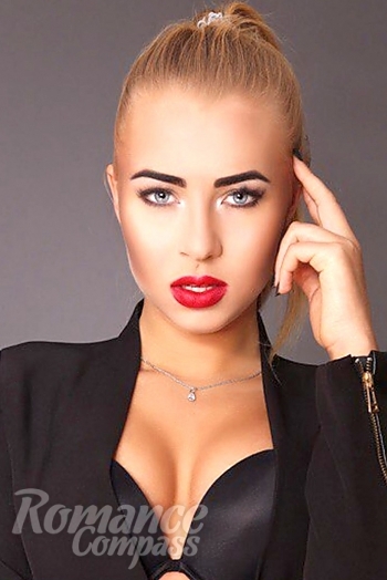Ukrainian mail order bride Elena from Kyiv with blonde hair and blue eye color - image 1