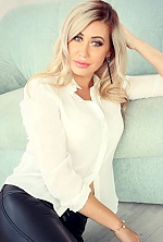 Ukrainian mail order bride Daria from Kiev with blonde hair and blue eye color - image 9