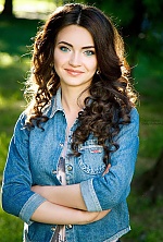 Ukrainian mail order bride Kris from Gomel with brunette hair and green eye color - image 8