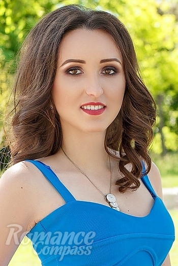 Ukrainian mail order bride Krystyna from Odessa with brunette hair and brown eye color - image 1