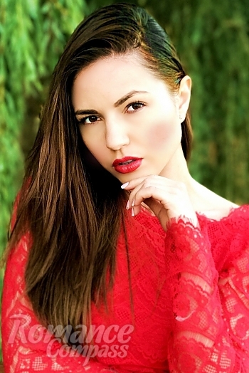 Ukrainian mail order bride Katerina from Dnipro with light brown hair and brown eye color - image 1