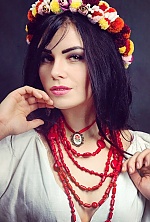 Ukrainian mail order bride Anastasia from Khmelnitsky with black hair and green eye color - image 21