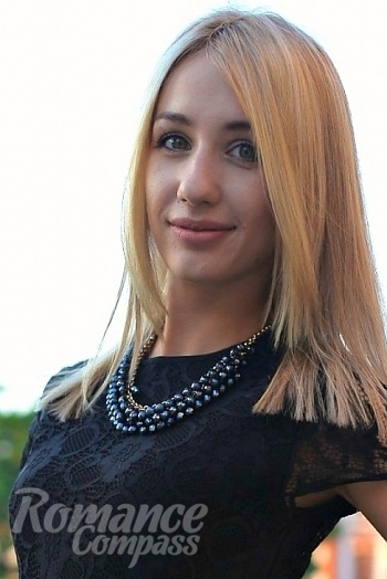 Ukrainian mail order bride Ekaterina from Odessa with blonde hair and green eye color - image 1