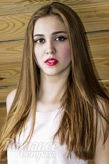 Ukrainian mail order bride Lily from Dnipro with light brown hair and brown eye color - image 1