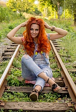Ukrainian mail order bride Viktoria from Donetsk with red hair and green eye color - image 10