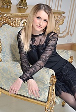 Ukrainian mail order bride Tanya from Kiev with blonde hair and blue eye color - image 3