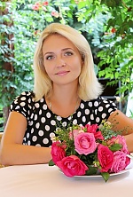 Ukrainian mail order bride Yana from Romny with blonde hair and hazel eye color - image 3