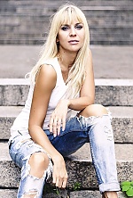 Ukrainian mail order bride Anastasia from Odessa with blonde hair and grey eye color - image 3
