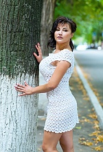Ukrainian mail order bride Nadezhda from Dnipro with black hair and hazel eye color - image 5