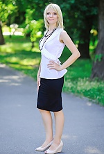 Ukrainian mail order bride Inna from Dnipro with blonde hair and green eye color - image 10