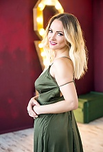 Ukrainian mail order bride Marina from Kiev with blonde hair and grey eye color - image 4