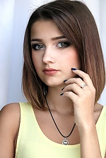 Ukrainian mail order bride Ekaterina from Kiev with brunette hair and green eye color - image 7