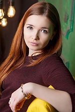 Ukrainian mail order bride Aleksandra from Donetsk with red hair and green eye color - image 8