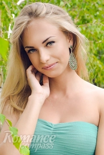 Ukrainian mail order bride Viktoria from Odessa with blonde hair and blue eye color - image 1