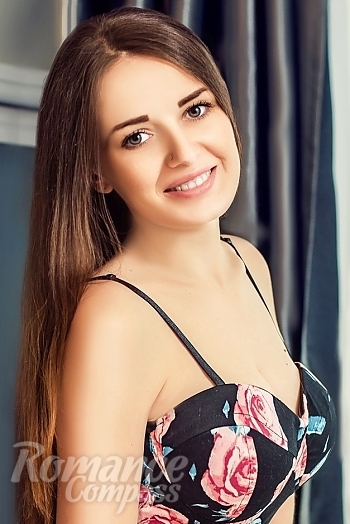 Ukrainian mail order bride Ekaterina from Kiev with light brown hair and brown eye color - image 1