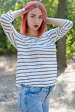 Ukrainian mail order bride Elena from Nikolaev with red hair and blue eye color - image 3