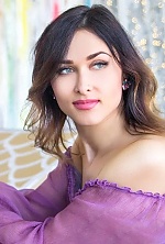 Ukrainian mail order bride Tatiana from Mykolaiv with brunette hair and green eye color - image 3