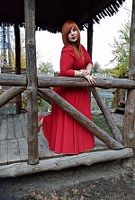 Ukrainian mail order bride Irinae from Voznesensk with red hair and green eye color - image 5