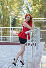 Ukrainian mail order bride Lilia from Gorlovka with auburn hair and green eye color - image 9