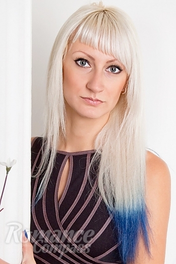 Ukrainian mail order bride Inga from Zaporozhye with blonde hair and green eye color - image 1