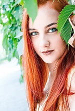 Ukrainian mail order bride Elizaveta from Lugansk with auburn hair and green eye color - image 3