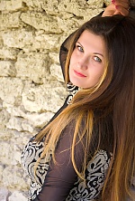 Ukrainian mail order bride Anastasia from Nikolaev with brunette hair and green eye color - image 5