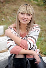 Ukrainian mail order bride Alyona from Nikolaev with blonde hair and green eye color - image 6