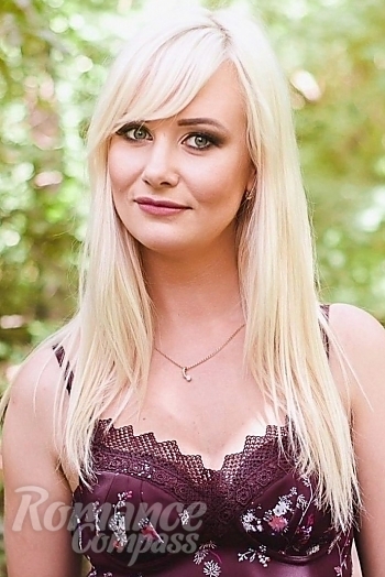 Ukrainian mail order bride Victoria from Cherkassy with blonde hair and grey eye color - image 1