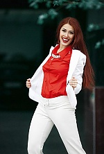 Ukrainian mail order bride Anna from Novayakahovka with red hair and blue eye color - image 4