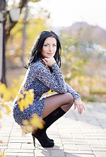 Ukrainian mail order bride Natalia from Kharkov with black hair and green eye color - image 3