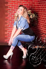 Ukrainian mail order bride Kseniya from Lugansk with blonde hair and grey eye color - image 2