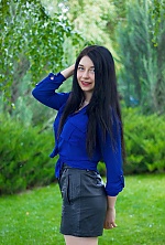 Ukrainian mail order bride Juliya from Kiev with black hair and blue eye color - image 2
