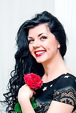 Ukrainian mail order bride Elena from Lugansk with black hair and green eye color - image 7