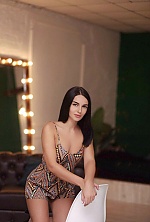 Ukrainian mail order bride Anastasia from Kiev with black hair and brown eye color - image 15