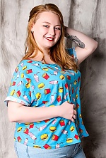 Ukrainian mail order bride Ekaterina from Nikolaev with light brown hair and grey eye color - image 5
