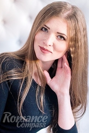 Ukrainian mail order bride Alyona from Nikolaev with blonde hair and blue eye color - image 1